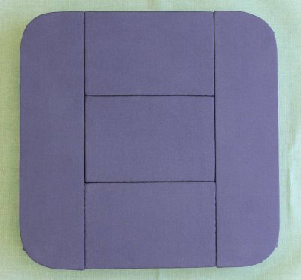 Lace making block pillow with 3 blocks