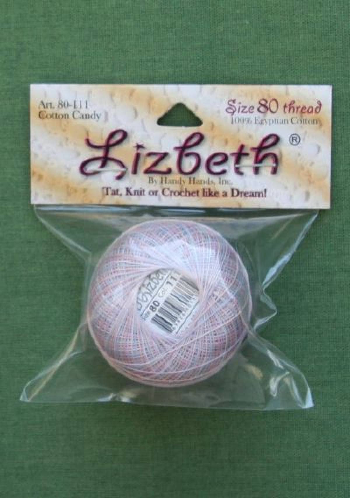 Lizbeth Tatting & Crochet Thread Size 80